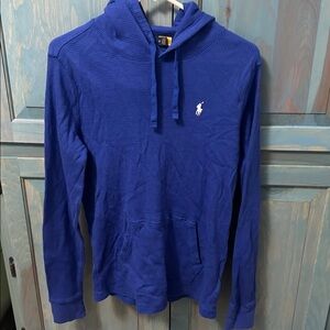 Ralph Lauren Classic Blue Knitwear Hoodie
